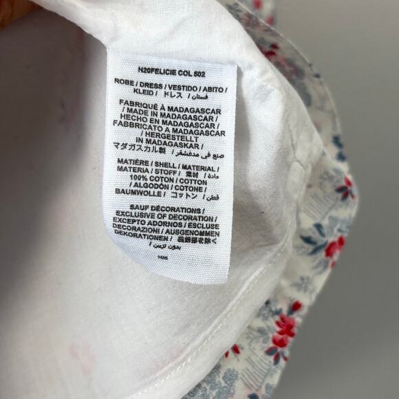 Baby Bonpoint Long Sleeve Floral Dress Size 2 - Picture 5 of 6